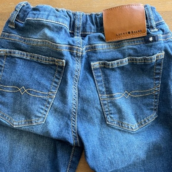 Lucky‎ Brand Authentic Skinny Blue Denim Jeans Girls Size 8 Straight Leg - Picture 5 of 7